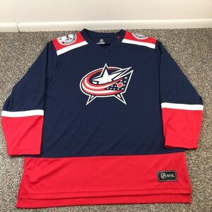 2023 Columbus Blue Jackets Jersey NHL Team Apparel Blue Mens XL
